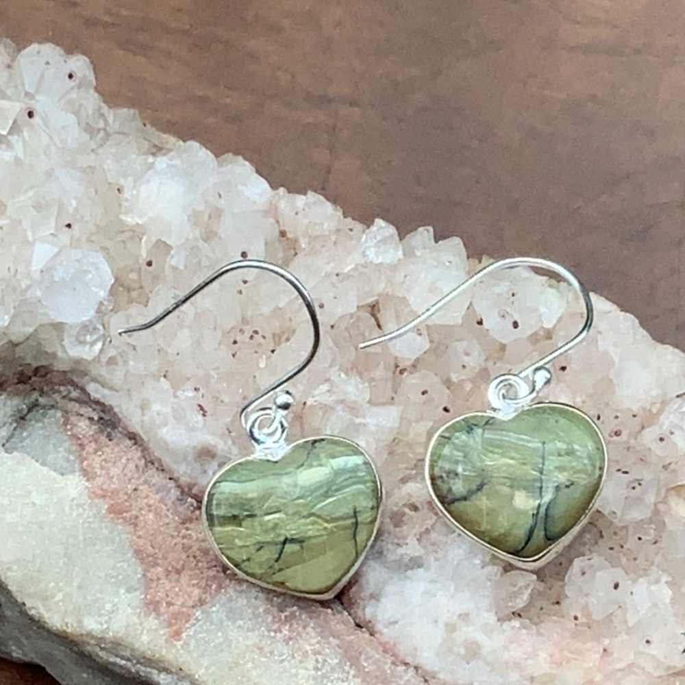 NATURAL IMPERIAL OPAL 925 STERLING SILVER EARRINGS